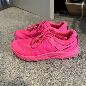 Sweaty Betty x Merrell Hot Pink sneakers size 8
